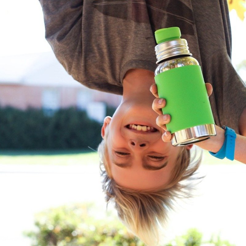 Termobutelka Sport z zieloną osłonką 475 ml, Pura Kiki