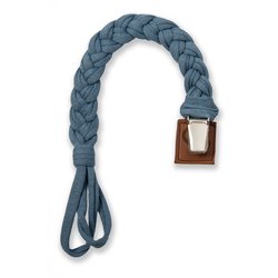 Hi Little One - warkoczykowa zawieszka do smoczka Pacifier holder Petrol