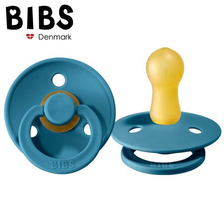 BIBS DARK TEAL M Smoczek Uspokajający kauczuk Hevea