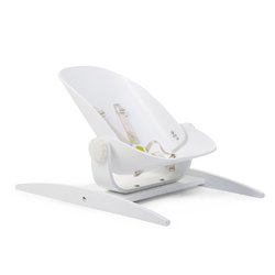 CHILDHOME - Leżaczek niemowlęcy na płozach Wood Rock White