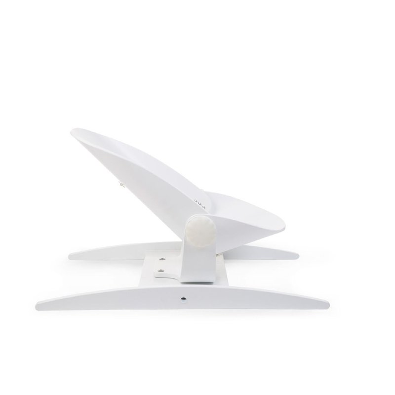 CHILDHOME - Leżaczek niemowlęcy na płozach Wood Rock White