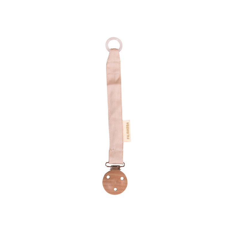 FILIBABBA - Pacifier holder, Nature White