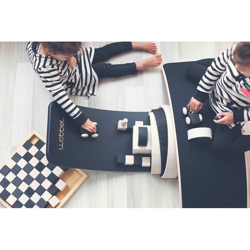 Deska do balansowania Starter Transparent z filcem, Baby Mouse, Wobbel