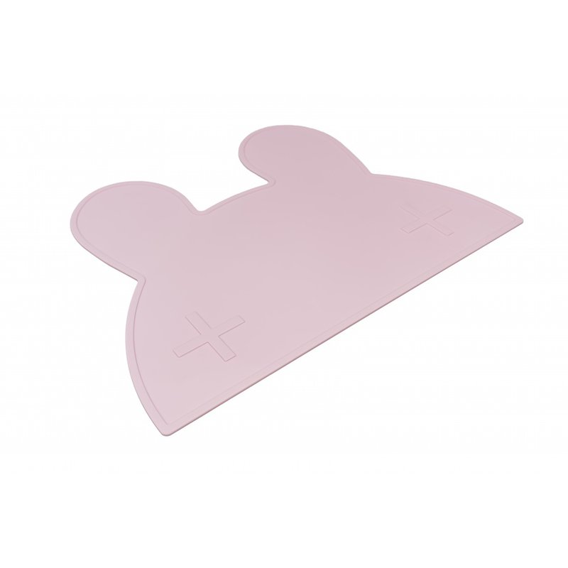 Silikonowa podkładka Króliczek We Might Be Tiny - Powder Pink