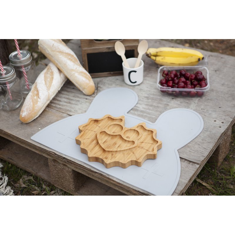 Silikonowa podkładka Króliczek We Might Be Tiny - Powder Pink