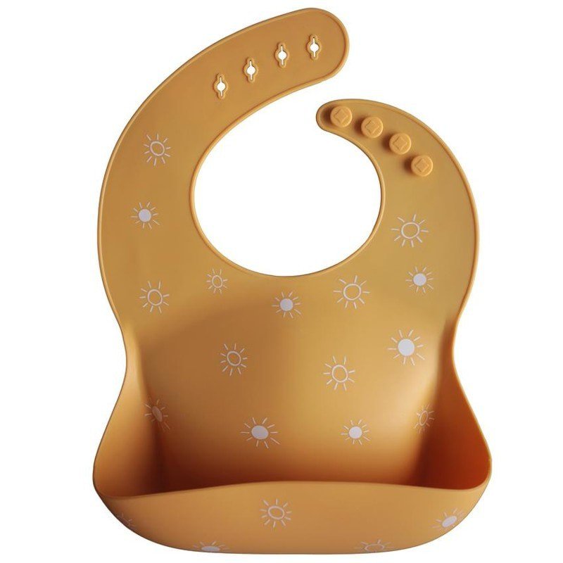 Mushie - śliniak silikonowy Sun mushie