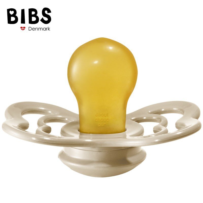 BIBS SUPREME ONE SIZE SAND  Smoczek Uspokajający kauczuk Hevea