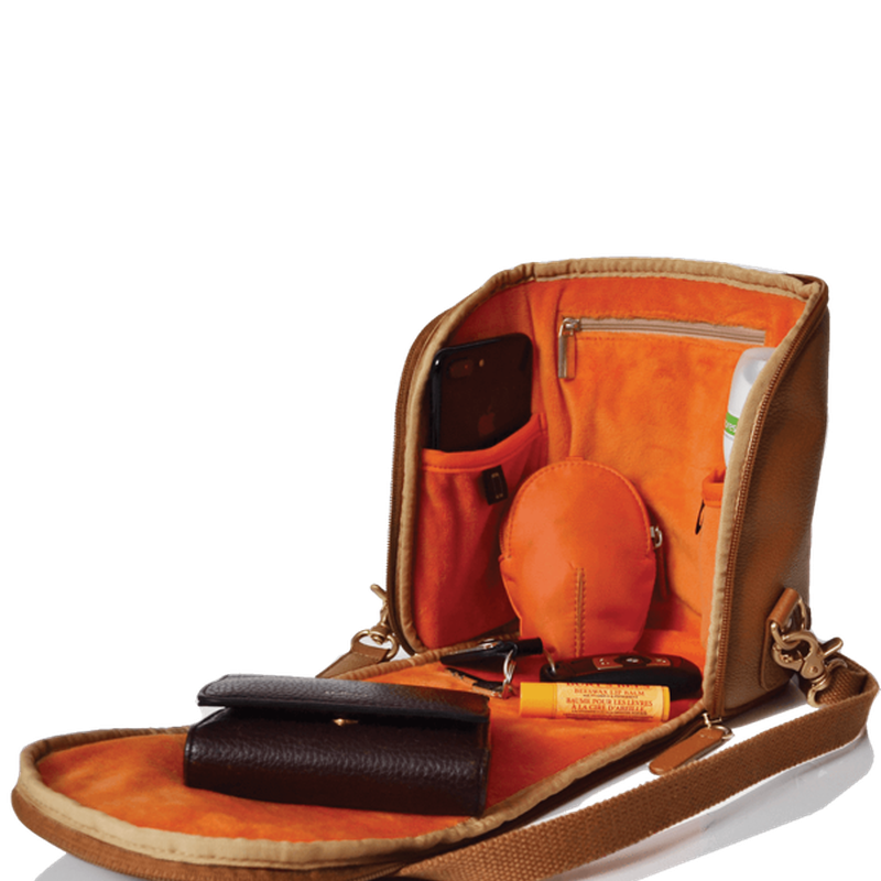 Plecaczek/Saszetka Mini Adult Freedom Pod, skórzany opalizujący, PacaPod