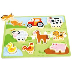 Lelin - Wielofunkcyjna Układanka puzzle 3D Farma