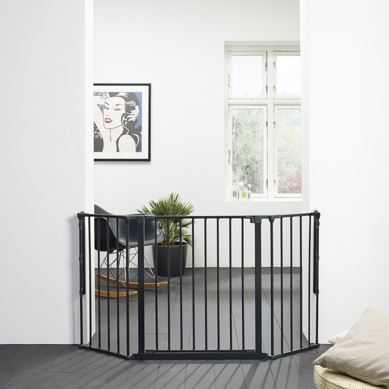 Baby Dan - Bramka ochronna FLEX M, czarny