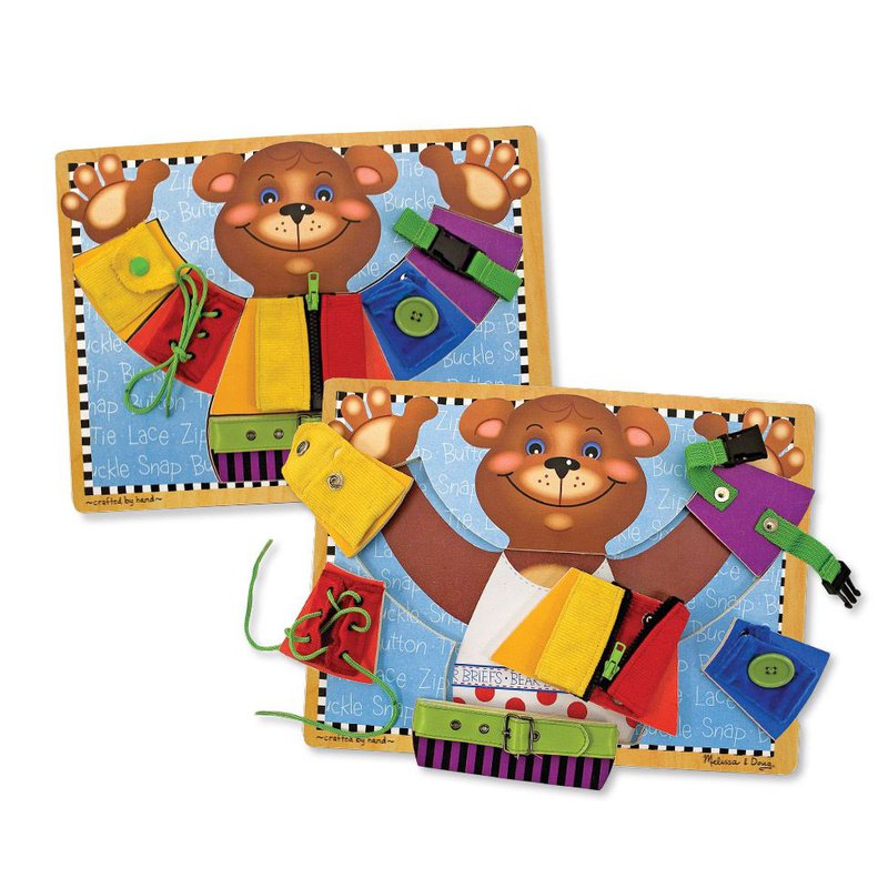Melissa&Doug® - Melissa & Doug - Melissa and Doug - Tablica motoryczna Ubierz misia