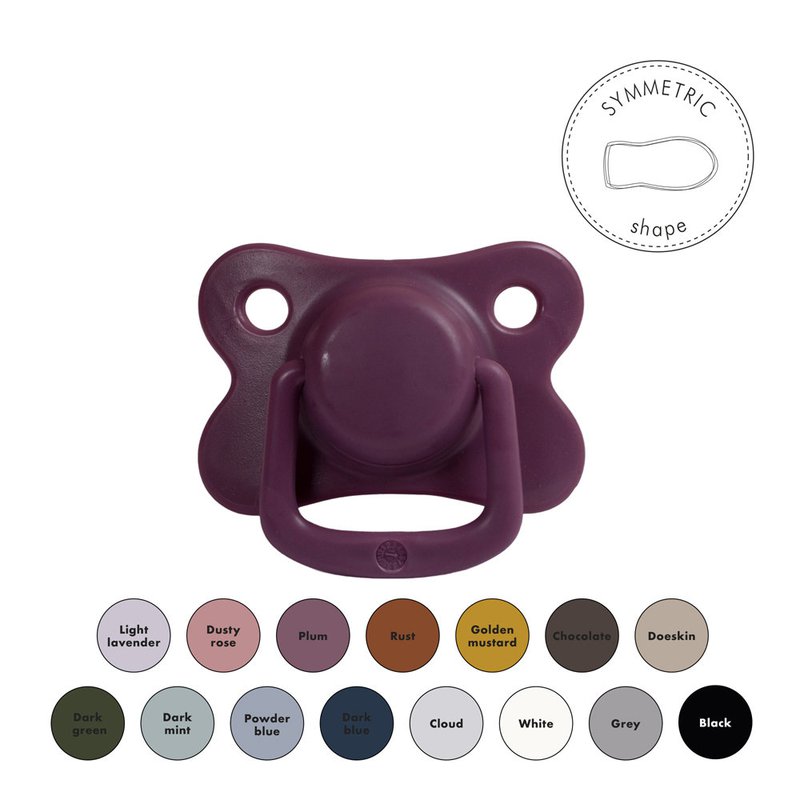 Filibabba Smoczki 2 szt. 0m+ Plum FILIBABBA