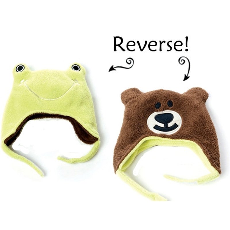 FlapJack Czapka Zimowa Żabka/Miś