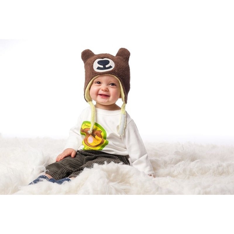 FlapJack Czapka Zimowa Żabka/Miś