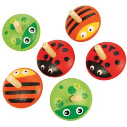 Bigjigs - Wirujące bączki Zwierzaki