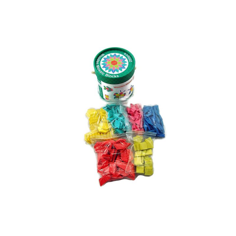 Lelin - Układanka mozaika w wiaderku