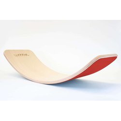 Deska do balansowania Original z filcem, Red, Wobbel