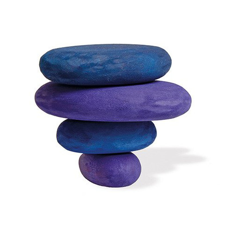 Kamyki 4 szt., niebieskie, Grimm's