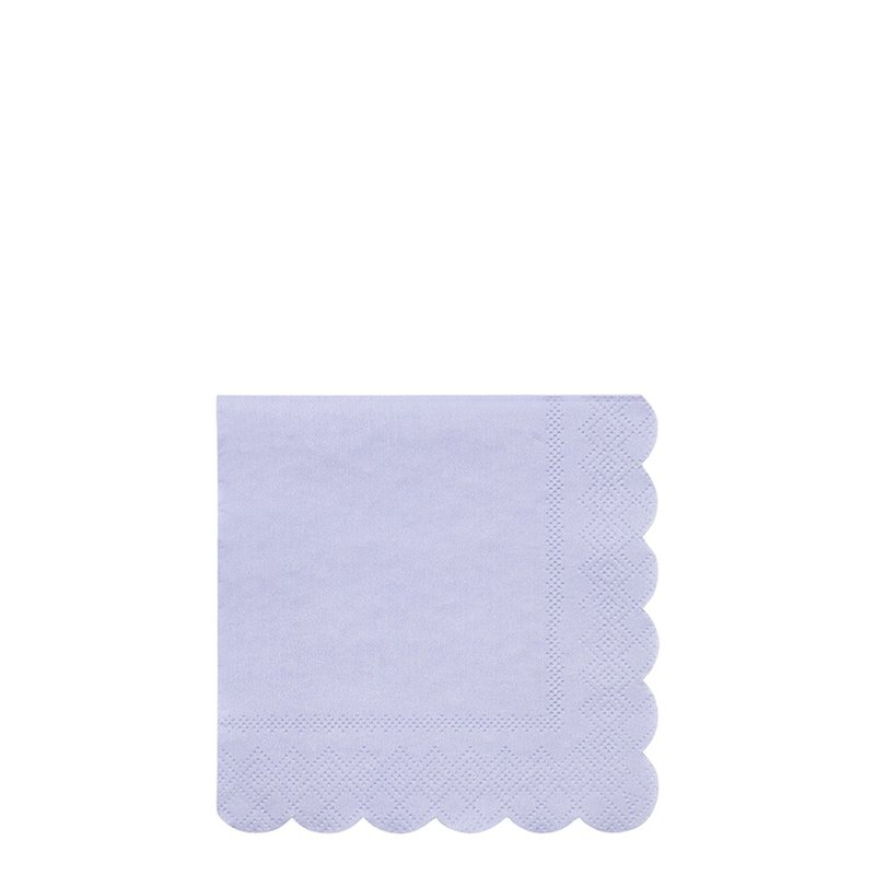 Meri Meri - Małe serwetki Simply Eco Niebieskie