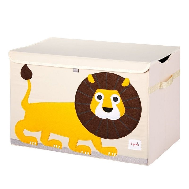 3 Sprouts Pudełko Zamykane Lew Yellow