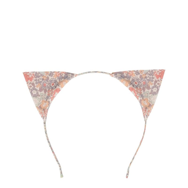 producent niezdefiniowany - Opaska do włosów Uszy kota kwiatowe