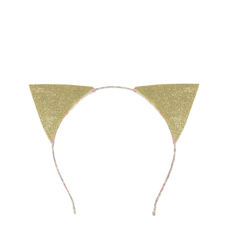 producent niezdefiniowany - Opaska do włosów Uszy kota kwiatowe