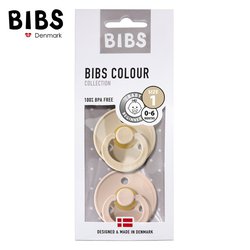 BIBS 2-PACK S BLUSH & VANILLA Smoczek Uspokajający kauczuk Hevea
