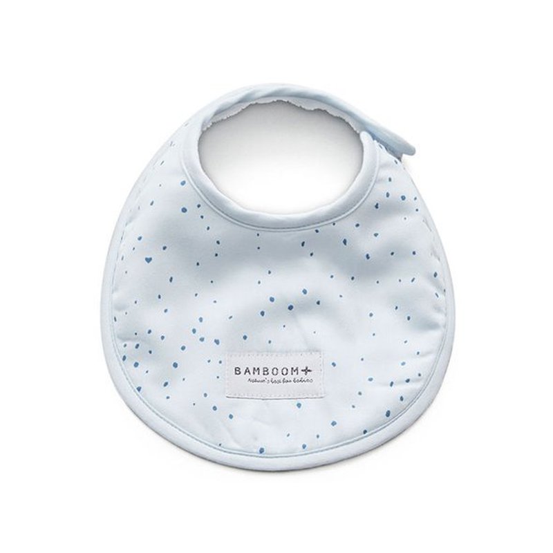 Bamboom - Śliniaczek Bambusowy, Blue Mini Dots, 0m+