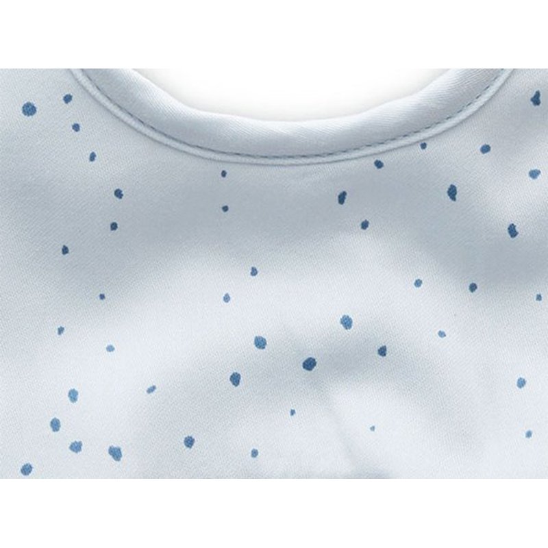 Bamboom - Śliniaczek Bambusowy, Blue Mini Dots, 0m+