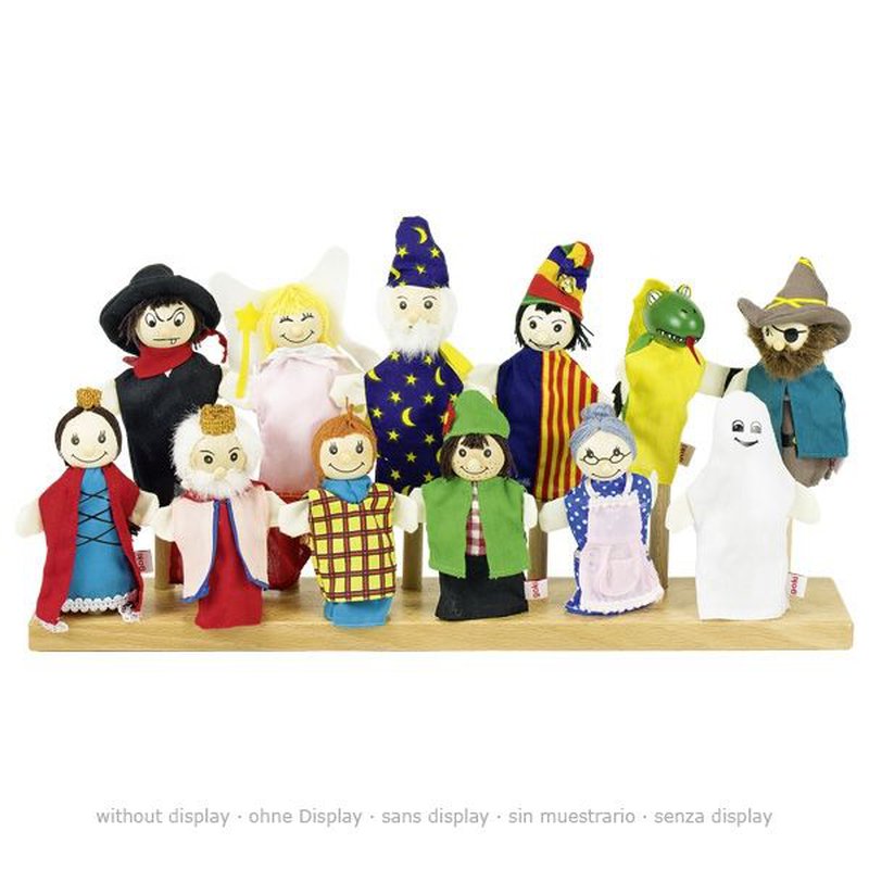 Goki® - Goki - Kukiełki na palec - zestaw 12 sztuk