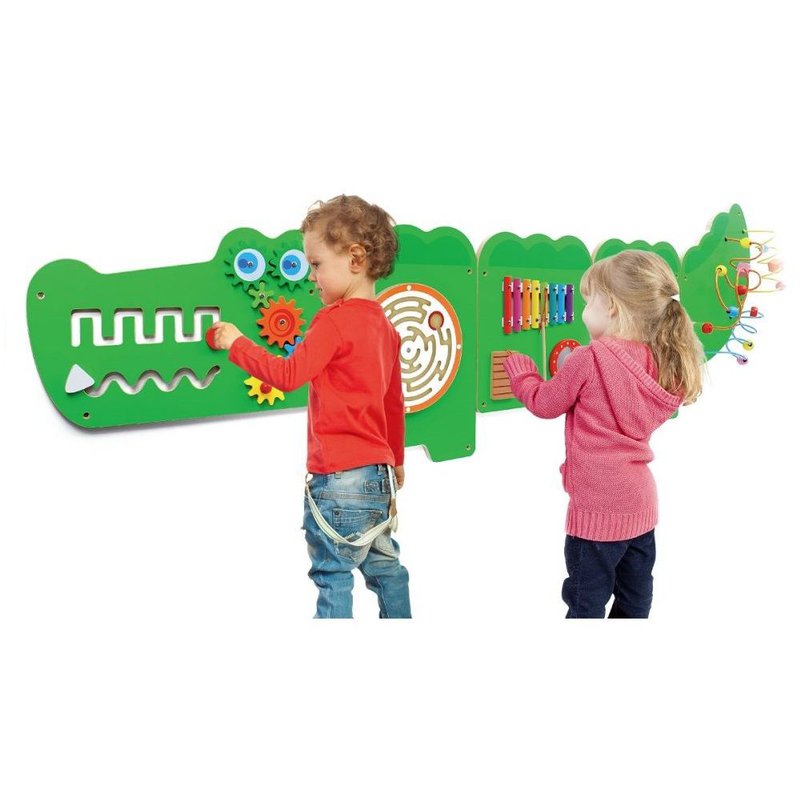 Viga - Układanka duży panel ścienny krokodyl