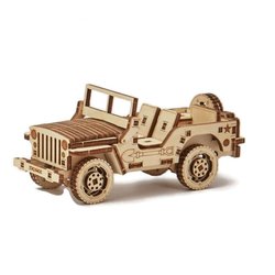 Wood Trick - Drewniane puzzle 3D Jeep