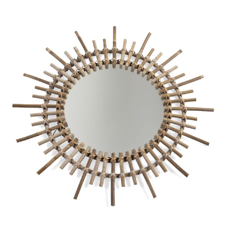 CHILDHOME - Lustro rattanowe Fondi 60 cm