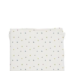 Baby Bites Pieluszka muślinowa 120 x 120 cm Flies White BABY BITES