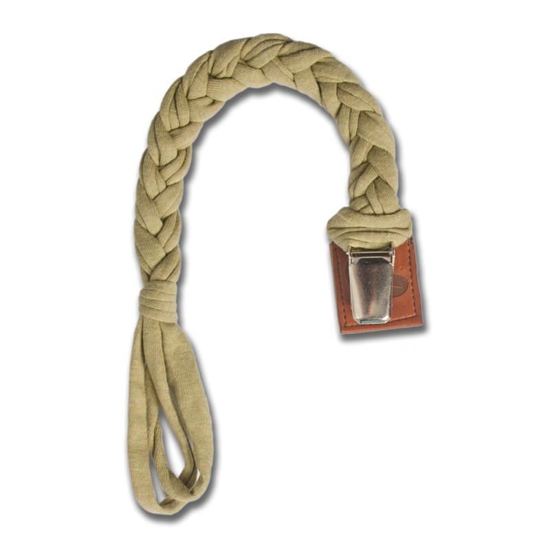 Hi Little One - warkoczykowa zawieszka do smoczka Pacifier holder Pistachio