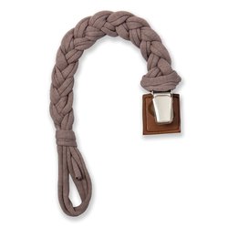 Hi Little One - warkoczykowa zawieszka do smoczka Pacifer holder Caffe Latte