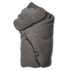 Hi Little One - zestaw kołderka z podusią/ rożek 2 w 1 IRON