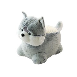 Przytul i kochaj - Pufa maskotka piesek Hasky