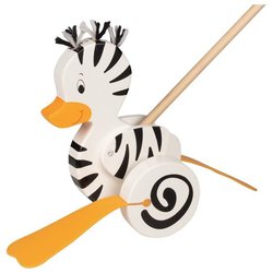 Goki® - Pchacz Zebra-Kaczka, Goki