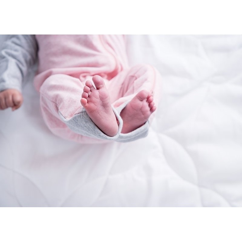 Juddlies Organic Raglan Pajacyk Pink NB