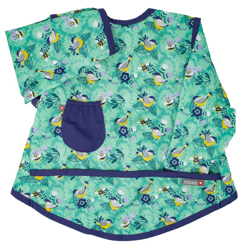 Close, Śliniak z rękawkami, Round the Garden, 6-18 miesięcy, STAGE 3 CLOSE