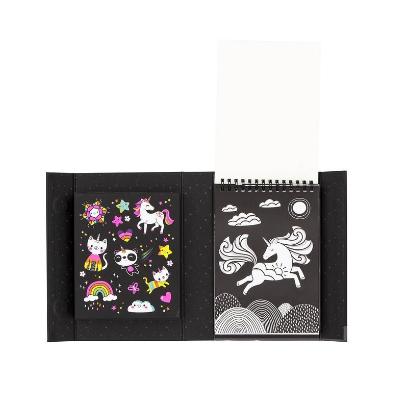 Tiger Tribe® - Neonowy zestaw plastyczny: Jednorożec i Przyjaciel