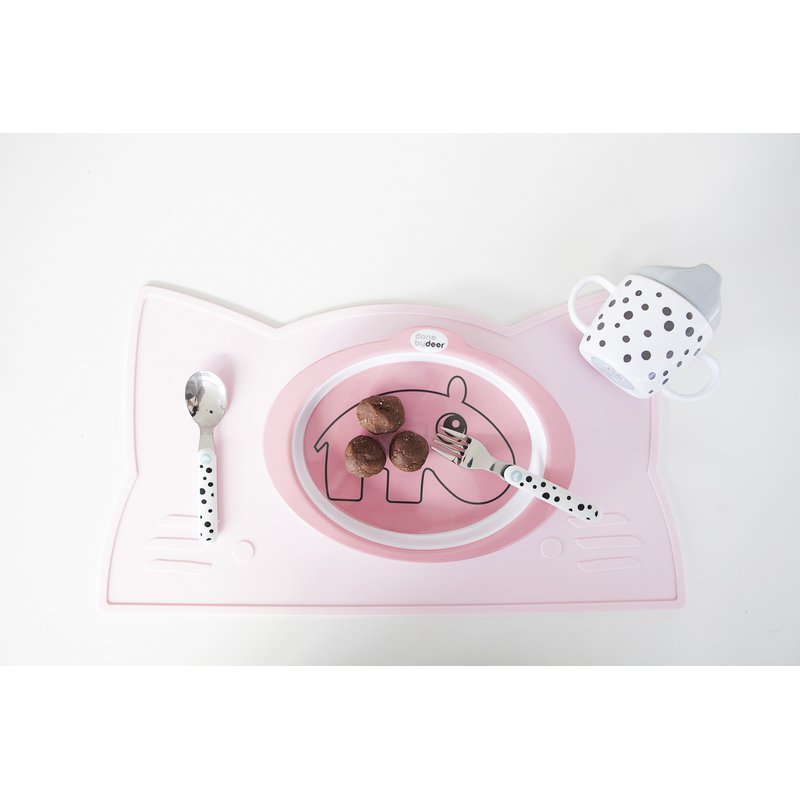 Silikonowa podkładka Kotek We Might Be Tiny - Charcoal