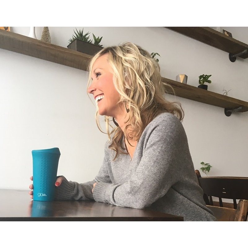 Silikids - GoSili Kubek Podróżny Silikonowy Teal