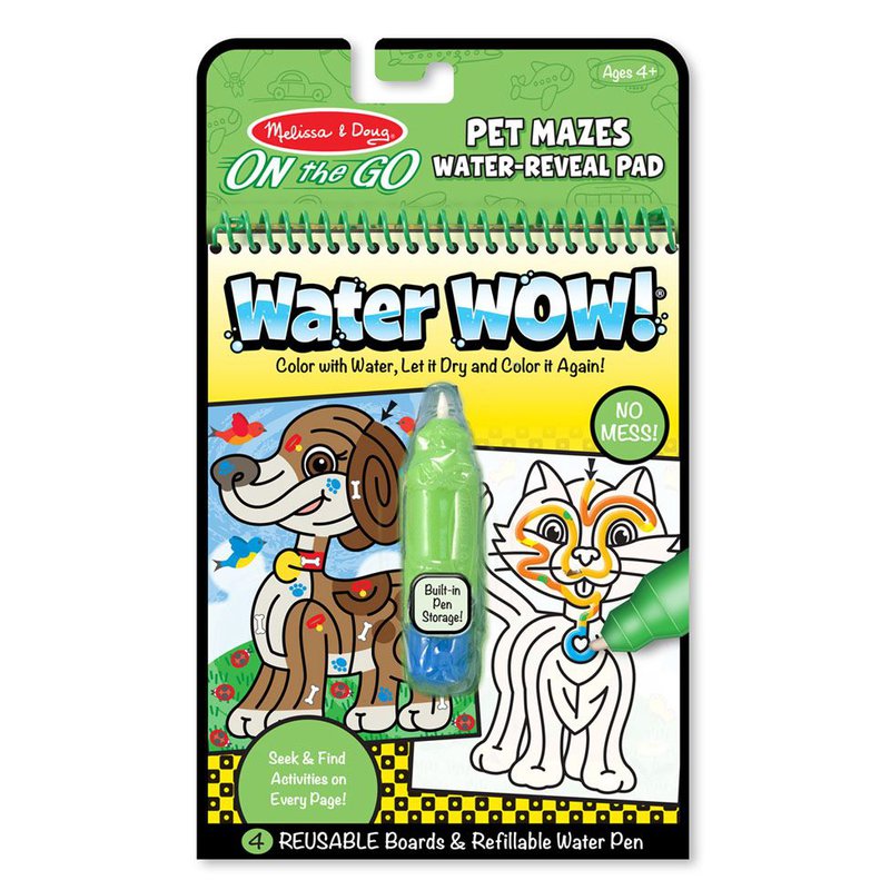 Melissa&Doug® - Malowanka wodna Kolorowanka Labirynty WaterWOW