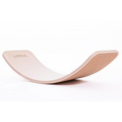 Deska do balansowania Original bielona z filcem, Mustard, Wobbel