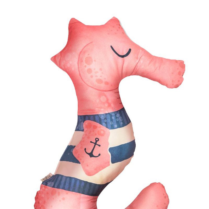 Baby Bites Poduszka do karmienia Sea Horse 100 x 55 cm Pink BABY BITES