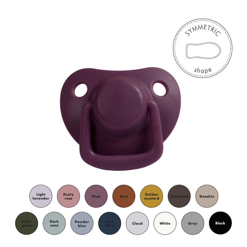 Filibabba Smoczki 2 szt. 0m+ Plum FILIBABBA