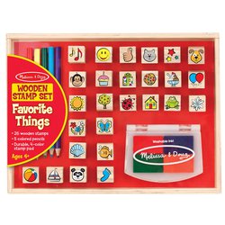 Melissa&Doug® - Stempelki Ulubione wzory - znaczki 26 sztuk