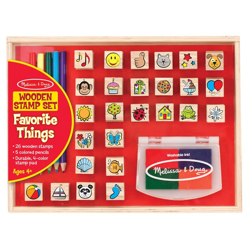 Melissa&Doug® - Stempelki Ulubione wzory - znaczki 26 sztuk